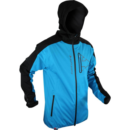 Veste Running RAIDLIGHT Homme RAIDSHELL JACKET EVO Bleue / Noire