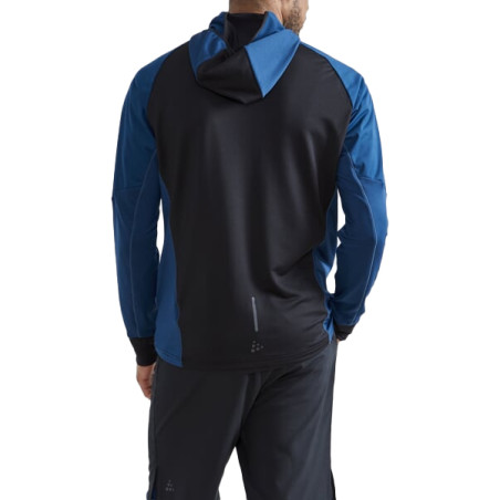 Veste Running CRAFT Homme ADV WARM TECH Bleu / Noir AH 2020