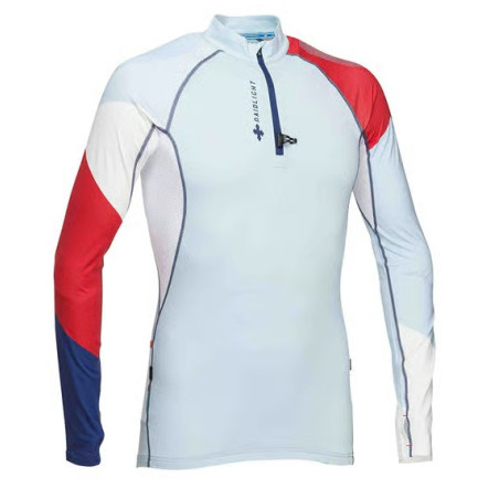 T-Shirt Running RAIDLIGHT Homme Performer  LS Top Bleu  Clair / Rouge AH 2020