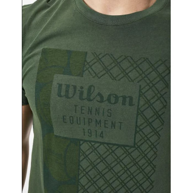 T-Shirt WILSON Homme EQUIP ECO Vert PE 2022