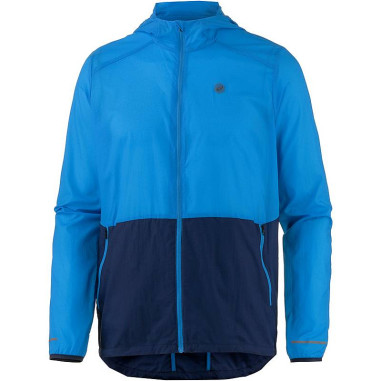 Veste ASICS Homme Packable Jacket Bleue AH 2018
