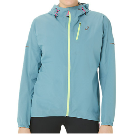 Veste Running ASICS Femme FUJITRAIL WATERPROOF Bleu AH 2023