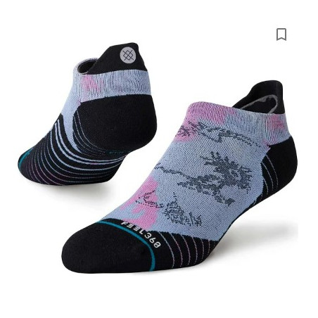 Chaussettes STANCE Femme SOME WHO LIKE TAB Noir / Rose PE 2020