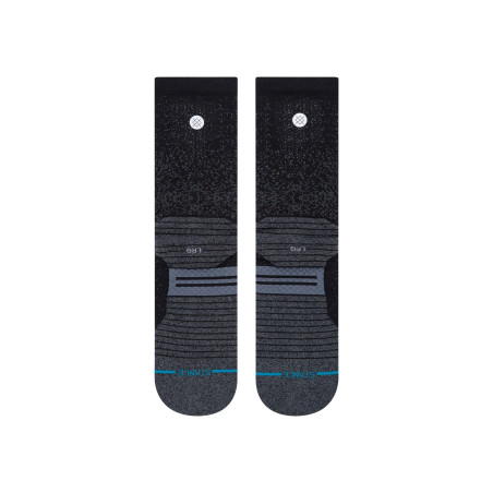 Chaussettes Courtes STANCE Mixte RUN CREW ST Noir / Gris