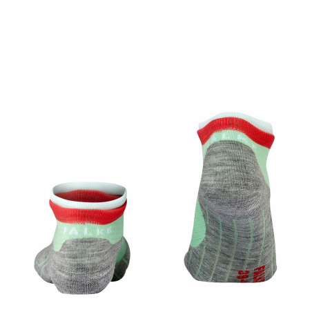 Chaussettes FALKE Femme RU4 Short Turquoise / Gris PE 2020