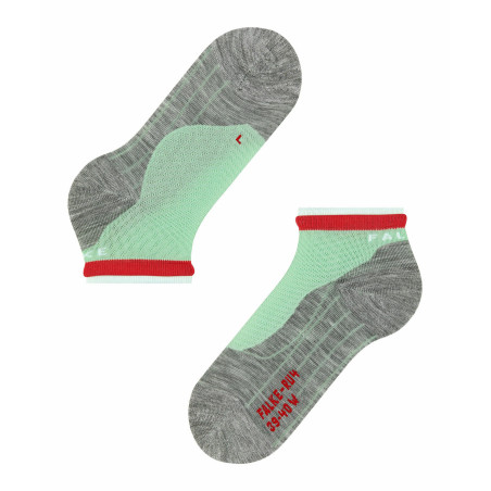 Chaussettes FALKE Femme RU4 Short Vert / Gris PE 2020