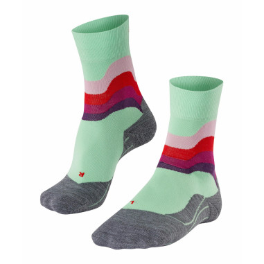 Chaussettes FALKE Femme RU4 Verte / Rose / Rouge AH 2020
