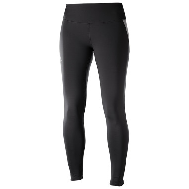 Collant Running SALOMON Femme AGILE WARM Noir AH 2018