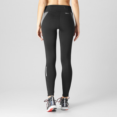 Collant Running SALOMON Femme AGILE WARM Noir...