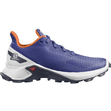 Chaussures Running SALOMON ALPHACROSS BLAST Junior Bleu / Blanc AH 2022
