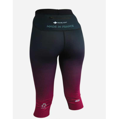 Collant Running RAIDLIGHT Femme 3/4 FRANCE Noir...