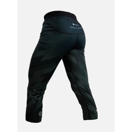 Collant Running RAIDLIGHT Homme 3/4 FRANCE Noir AH 2023