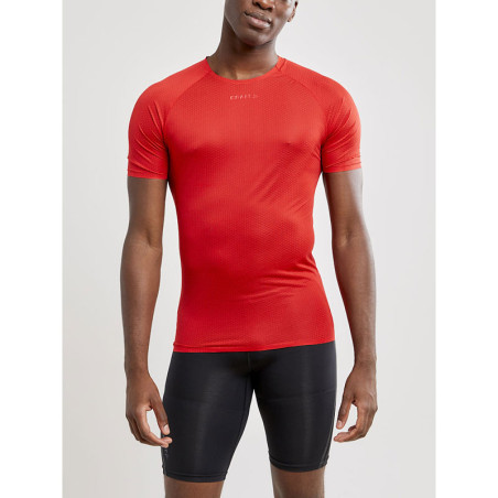 T-Shirt Running CRAFT Homme Pro PRO DRY NANOWEIGHT Rouge PE 2020