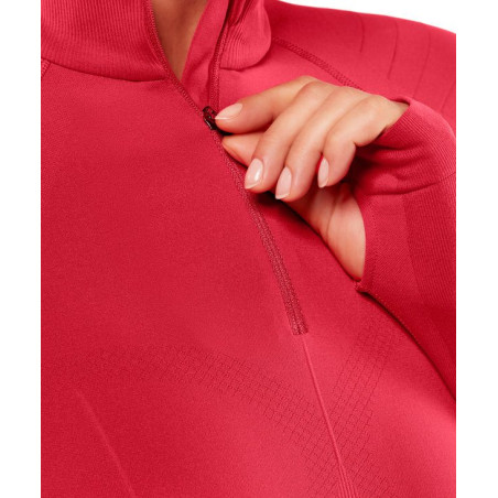 T-Shirt FALKE Femme Manches Longues WARM Rouge AH 2019