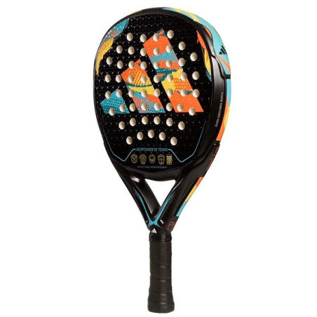 Raquette Padel ADIDAS ADIPOWER WOMAN TEAM Noir / Jaune / Bleu (360 g) 2023