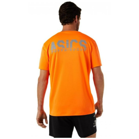 T-Shirt Running ASICS Homme KATAKANA SS TOP ORANGE PE 2022