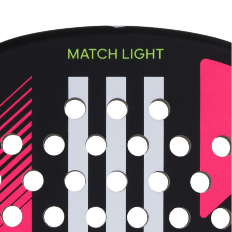 Raquette Padel ADIDAS MATCH LIGHT 3.2 (350g) Noir / Blanc / Rose 2023