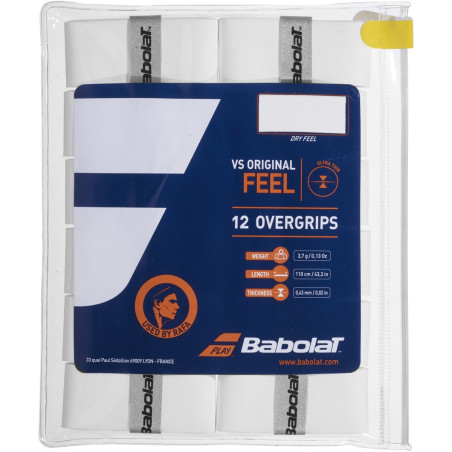 Surgrip BABOLAT VS ORIGINAL FEEL Blanc x12