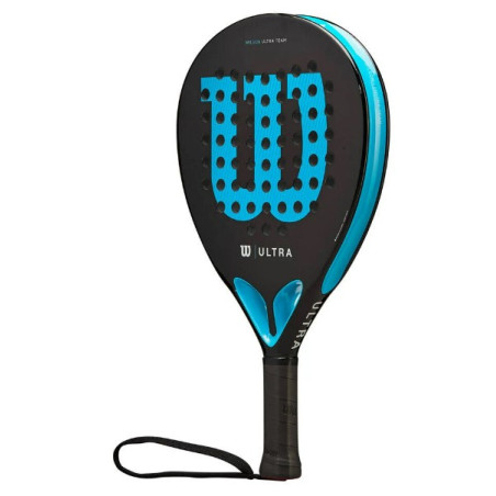 Raquette Padel WILSON ULTRA TEAM V2 Noir / Bleu (366 g) 2023