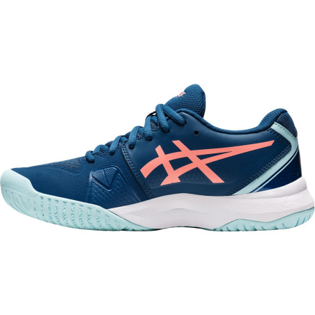 Chaussures ASICS Femme GEL-CHALLENGER 13 Toutes Surfaces Bleue / Corail 2022