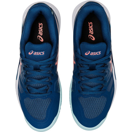 Chaussures ASICS Femme GEL-CHALLENGER 12 Toutes Surfaces Bleu / Corail PE 2022