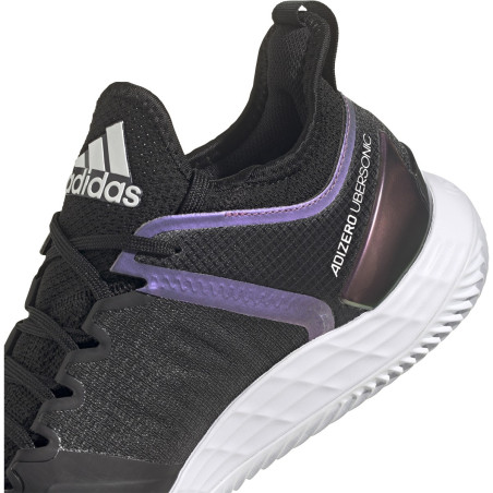 Chaussures ADIDAS Femme ADIZERO UBERSONIC 4 Terre Battue Noir / Violet PE 2021