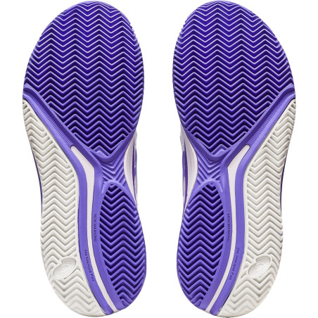 Chaussures ASICS Femme GEL-RESOLUTION 9 Clay Terre Battue Blanc / Violet PE 2023