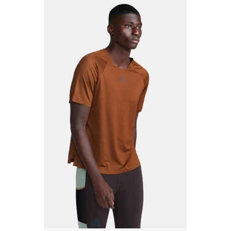 T-Shirt Running Homme CRAFT PRO TRAIL SS TEE Marron AH 2023