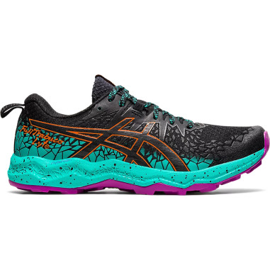 Chaussures Running ASICS Femme GEL-FUJITRABUCO LYTE Noir / Vert / Violet PE 2021