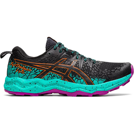 Chaussures Running ASICS Femme GEL-FUJITRABUCO LYTE Noir / Vert / Violet PE 2021