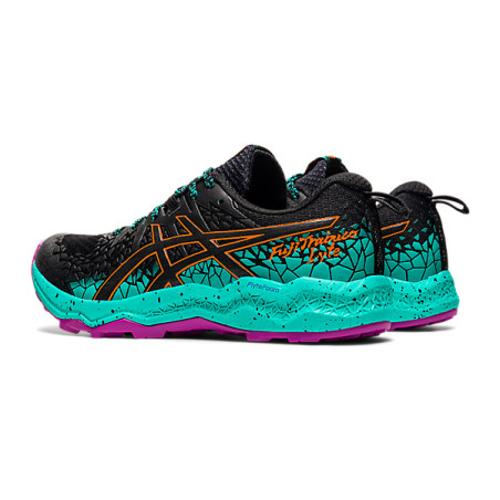 Chaussures Running ASICS Femme GEL-FUJITRABUCO LYTE Noir / Vert / Violet PE 2021