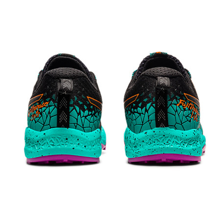 Chaussures Running ASICS Femme GEL-FUJITRABUCO LYTE Noir / Vert / Violet PE 2021