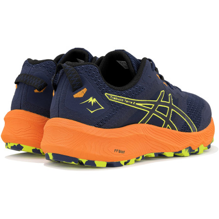 Chaussures Running ASICS Homme GEL-TRABUCO TERRA Bleu / Orange / Jaune  2023