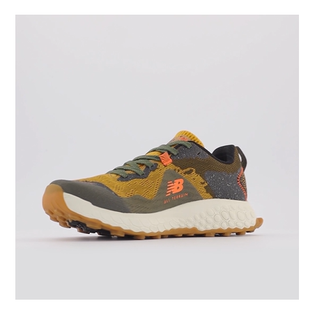 Chaussures Running NEW BALANCE Homme FRESH FOAM HIERRO V7 Kaki / Orange PE 2022