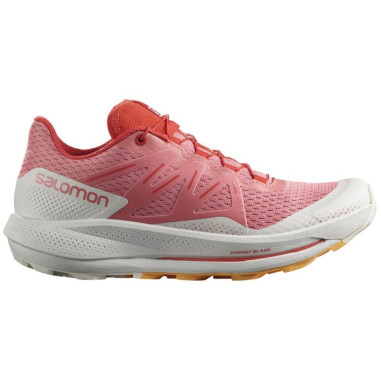 Chaussures Running SALOMON Femme PULSAR TRAIL Rose / Rouge / Blanc AH 2022
