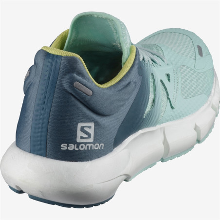 Chaussures Running SALOMON Femme PREDICT 2 Turquoise / Bleu / Jaune PE 2021