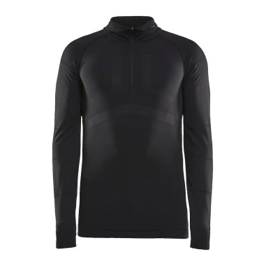 T-Shirt Manches Longues CRAFT Homme BE Active Intensity Zip Noir AH 2019