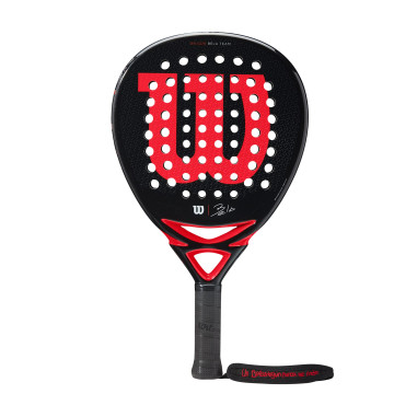 Raquette Padel WILSON BELA TEAM Rouge / Noir (370 g) 2023