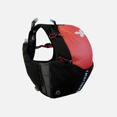 Sac à dos RAIDLIGHT RESPONSIV 12L (215g) + 2 flask 600 ml Noir / Rouge AH 2023