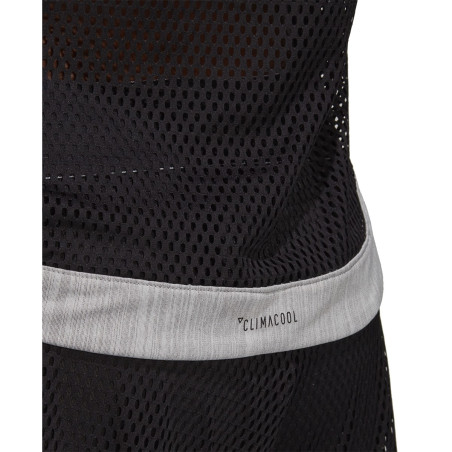 T-Shirt ADIDAS Femme NEW YORK Gris / Noir / Orange AH 2019