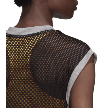 T-Shirt ADIDAS Femme NEW YORK Gris / Noir /...