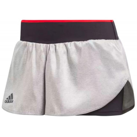 Short ADIDAS Femme BARRICADE US Open Gris / Noir / Rouge AH 2018