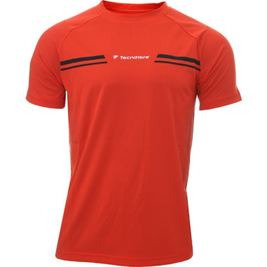 T-Shirt Tecnifibre Garçon F1 Cool Fire Rouge PE 2015