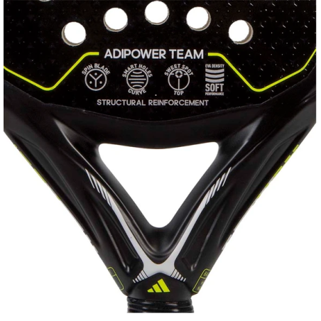 Raquette Padel ADIDAS ADIPOWER TEAM Noir / Jaune (365 g) 2023