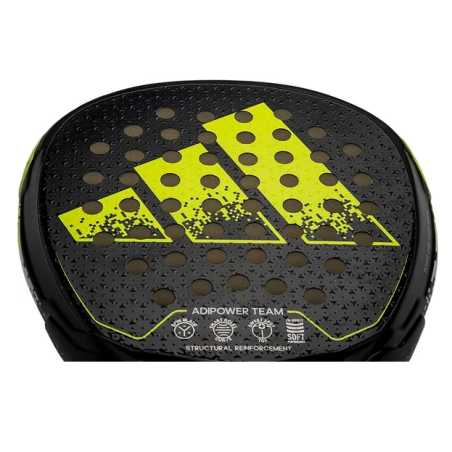 Raquette Padel ADIDAS ADIPOWER TEAM Noir / Jaune (365 g) 2023