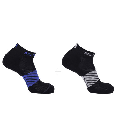 Chaussettes SALOMON Homme XA 2 Pack Noir / Bleu  AH 2019