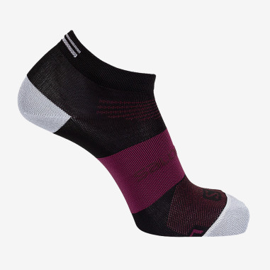 Chaussettes Courtes SALOMON Homme SONIC PRO Bordeaux / Noir AH 2020