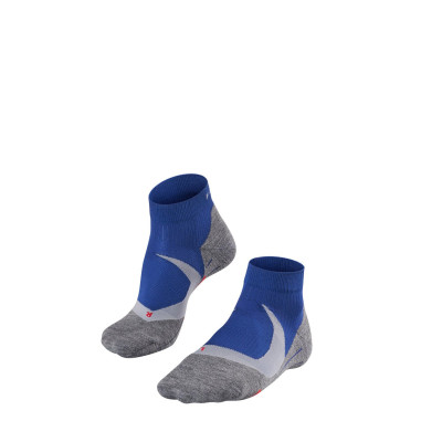Chaussettes Running FALKE RU4 Cushion Short Homme Grise / Bleu PE 2018