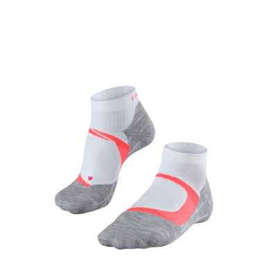 Chaussettes FALKE Femme RU4 Cool Short Blanche / Orange PE 2019