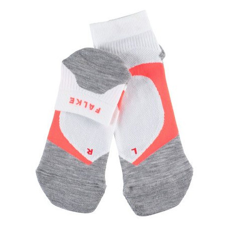 Chaussettes FALKE Femme RU4 Cool Short Blanche / Orange PE 2019